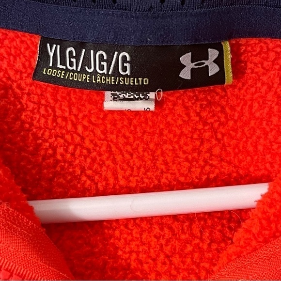 Under armour loose youth large lined interior jacket with hood - Picture 5 of 9